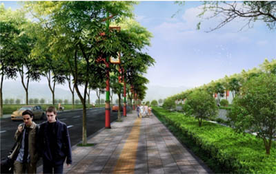 新平县戛洒镇汽车客运站周边市政道路网建设项目设计
